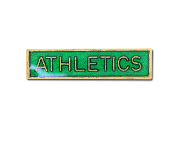 Athletics Small Bar Badge