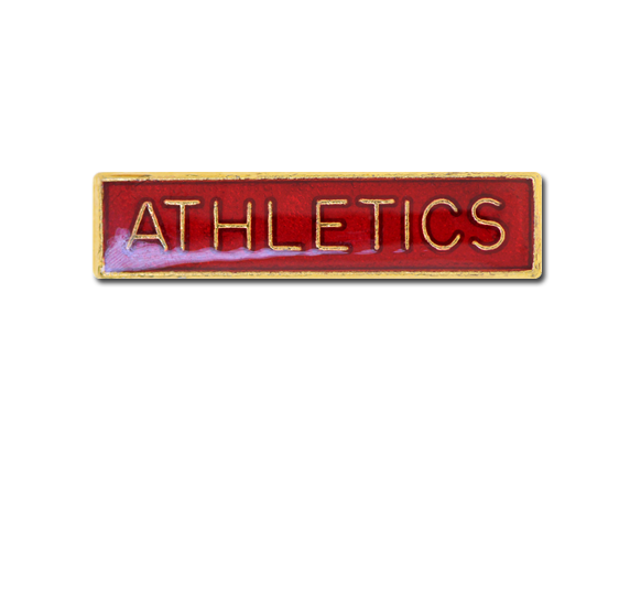 Athletics Small Bar Badge