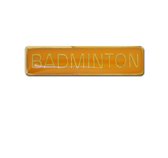 Badminton Small Bar Badge