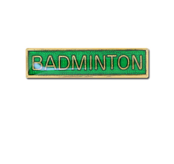 Badminton Small Bar Badge