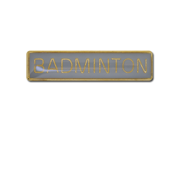 Badminton Small Bar Badge