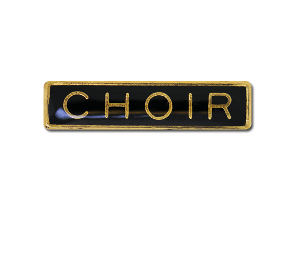 Choir Small Bar Badge