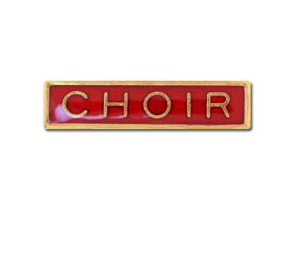 Choir Small Bar Badge