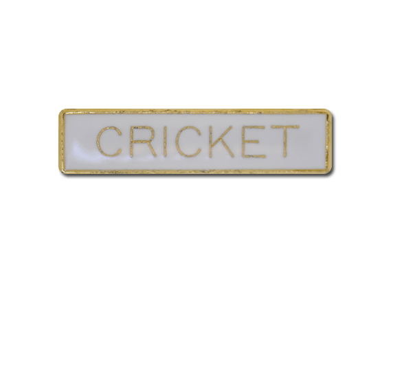 Cricket Small Bar Badge