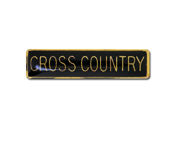 Cross Country Small Bar Badge
