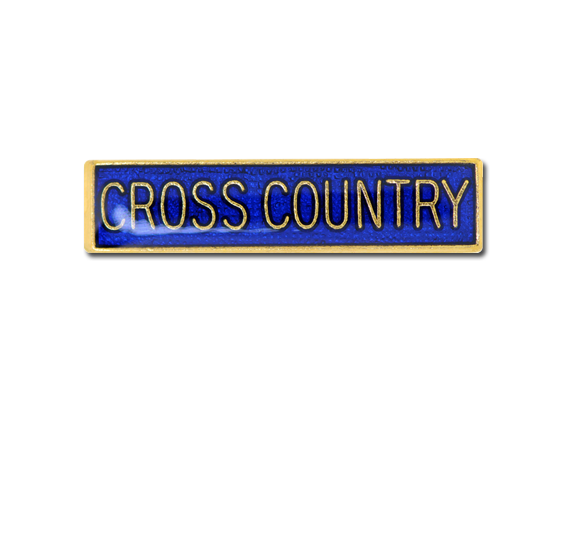 Cross Country Small Bar Badge