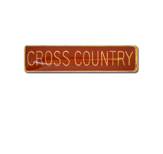 Cross Country Small Bar Badge