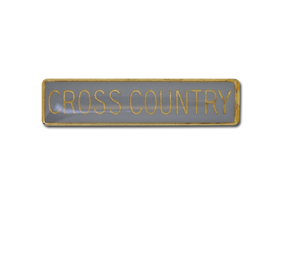 Cross Country Small Bar Badge