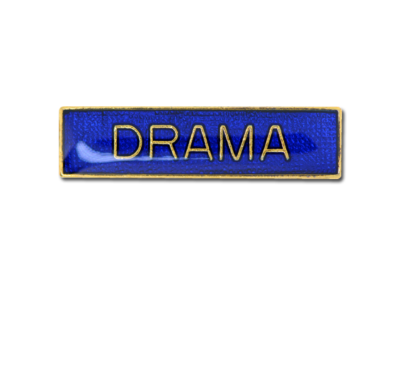 Drama Small Bar Badge