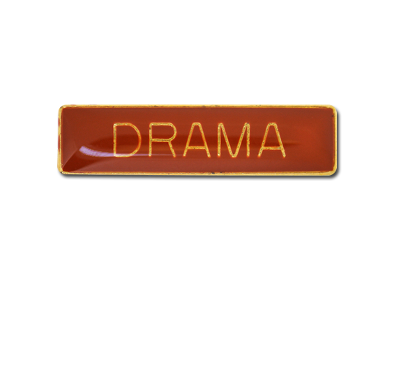 Drama Small Bar Badge