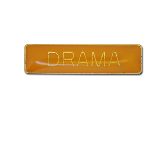 Drama Small Bar Badge