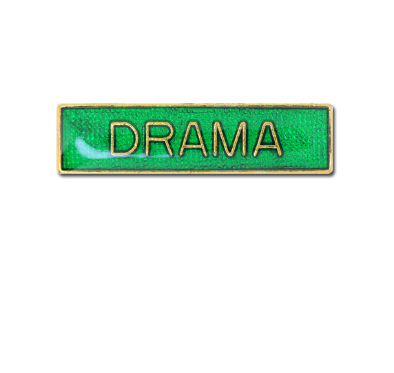 Drama Small Bar Badge