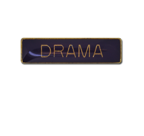 Drama Small Bar Badge