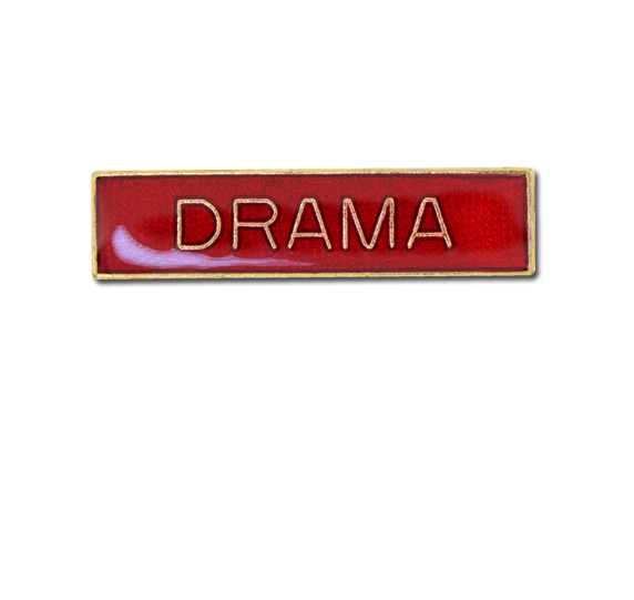 Drama Small Bar Badge