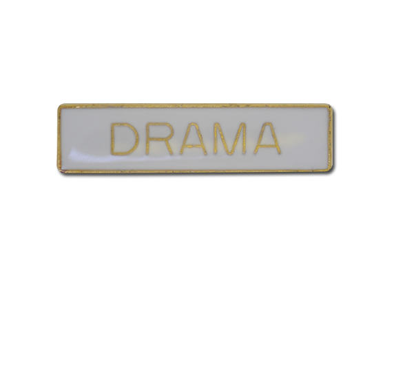 Drama Small Bar Badge