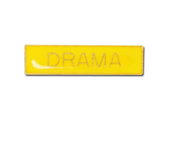 Drama Small Bar Badge