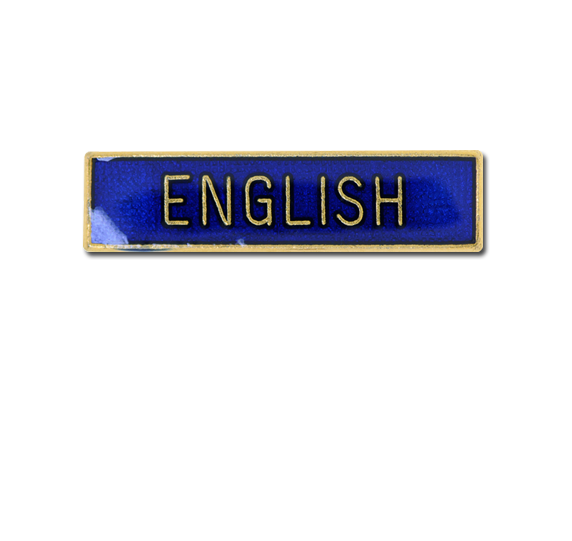 English Small Bar Badge