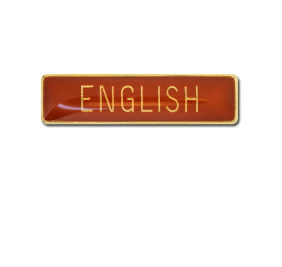 English Small Bar Badge