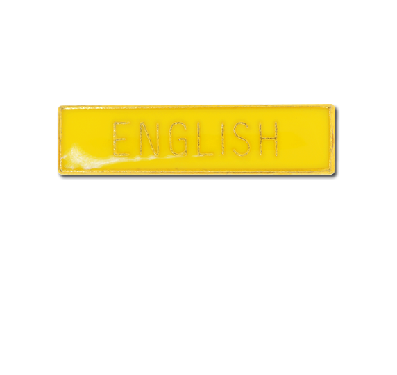 English Small Bar Badge