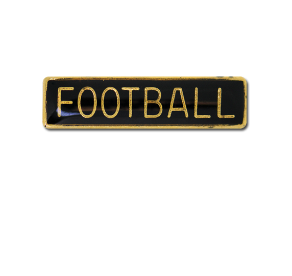 Football Small Bar Badge