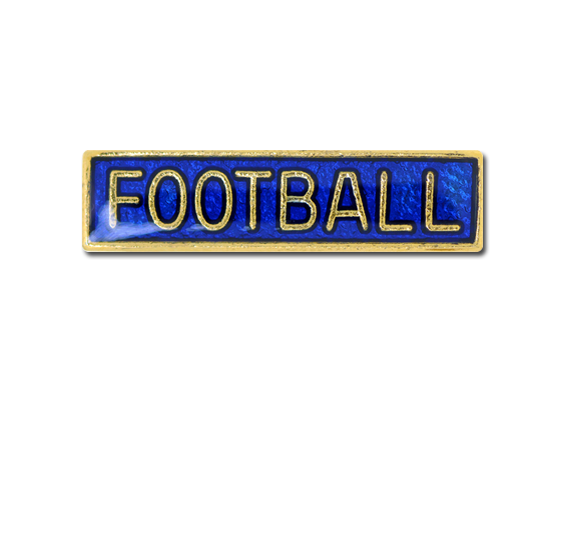 Football Small Bar Badge