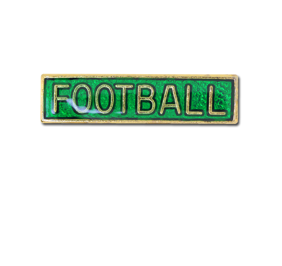 Football Small Bar Badge