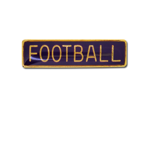 Football Small Bar Badge