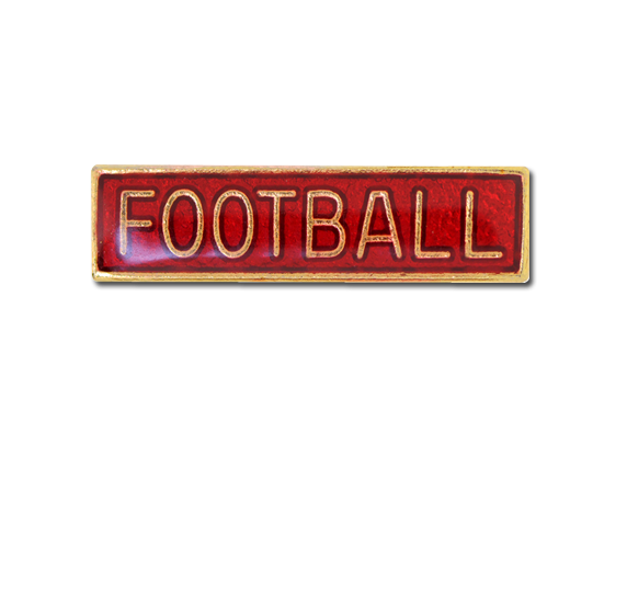 Football Small Bar Badge