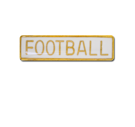 Football Small Bar Badge