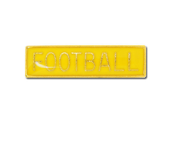 Football Small Bar Badge