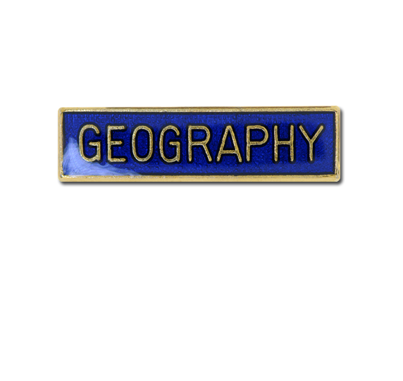 Geography Small Bar Badge