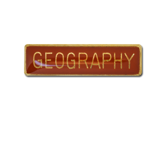 Geography Small Bar Badge