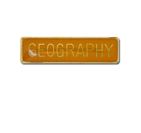 Geography Small Bar Badge