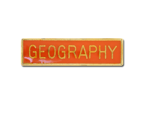 Geography Small Bar Badge