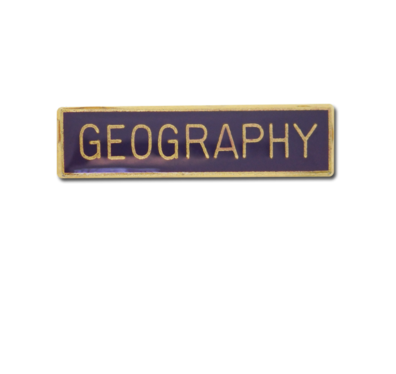 Geography Small Bar Badge