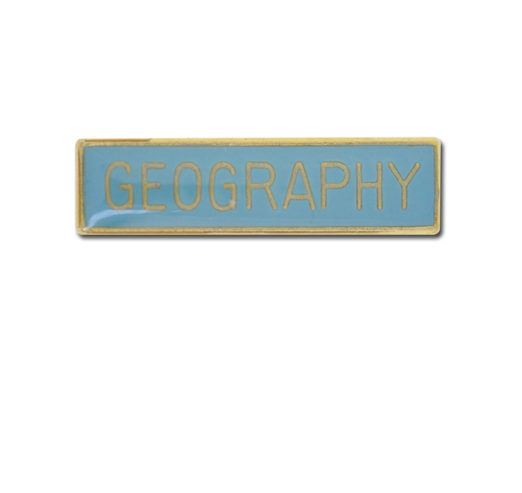 Geography Small Bar Badge