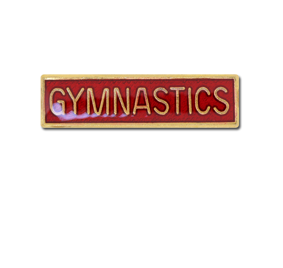 Gymnastics Small Bar Badge