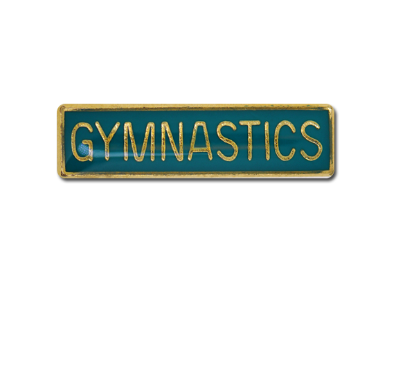 Gymnastics Small Bar Badge