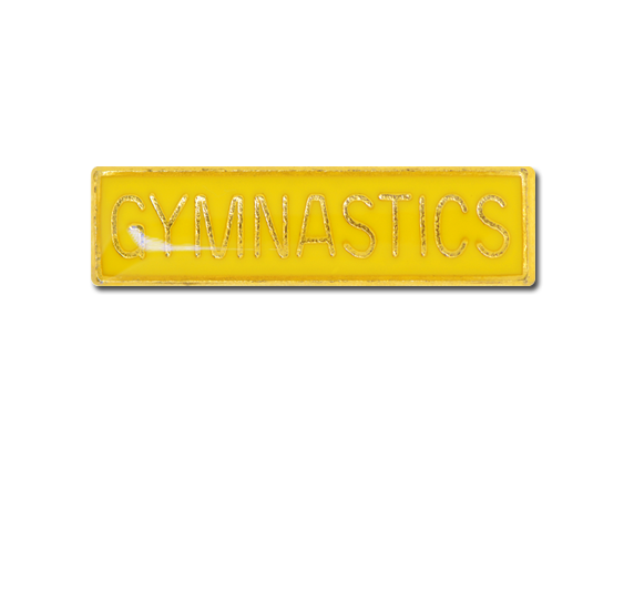Gymnastics Small Bar Badge