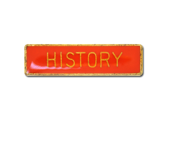 History Small Bar Badge