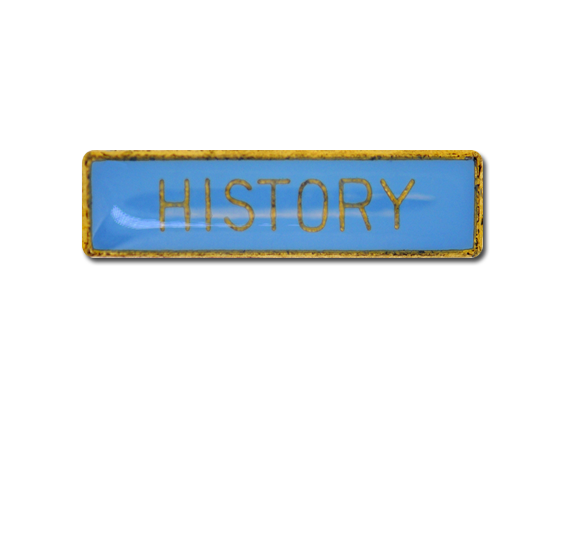 History Small Bar Badge
