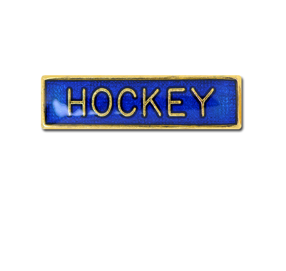 Hockey Small Bar Badge