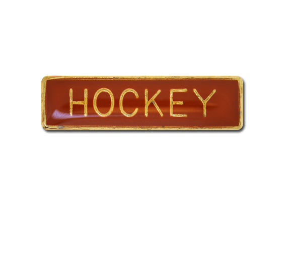 Hockey Small Bar Badge