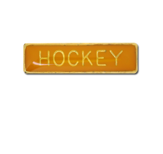 Hockey Small Bar Badge