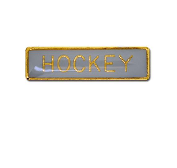 Hockey Small Bar Badge