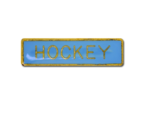 Hockey Small Bar Badge