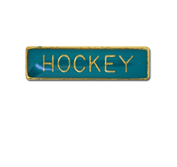 Hockey Small Bar Badge