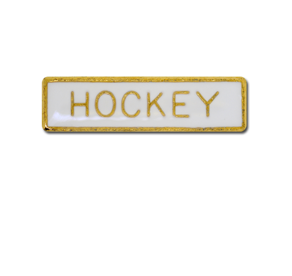 Hockey Small Bar Badge