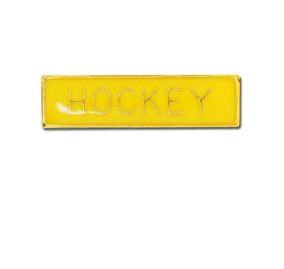 Hockey Small Bar Badge