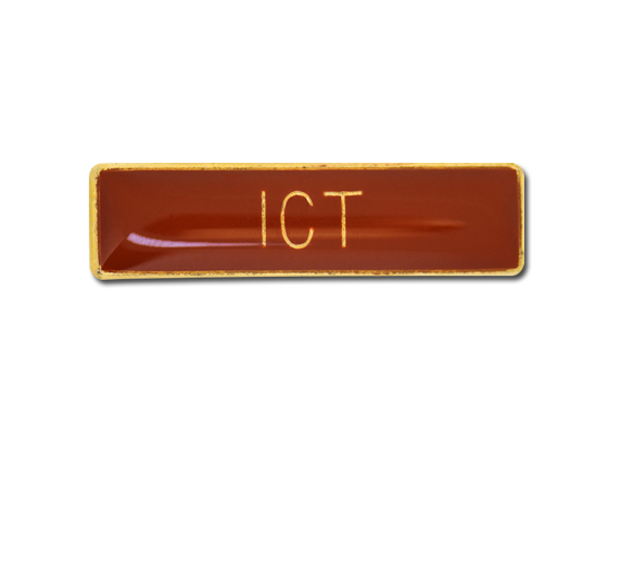 ICT Small Bar Badge